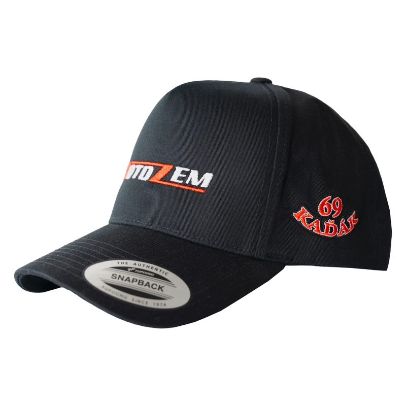 Gorra negra MotoZem x Kaďák
