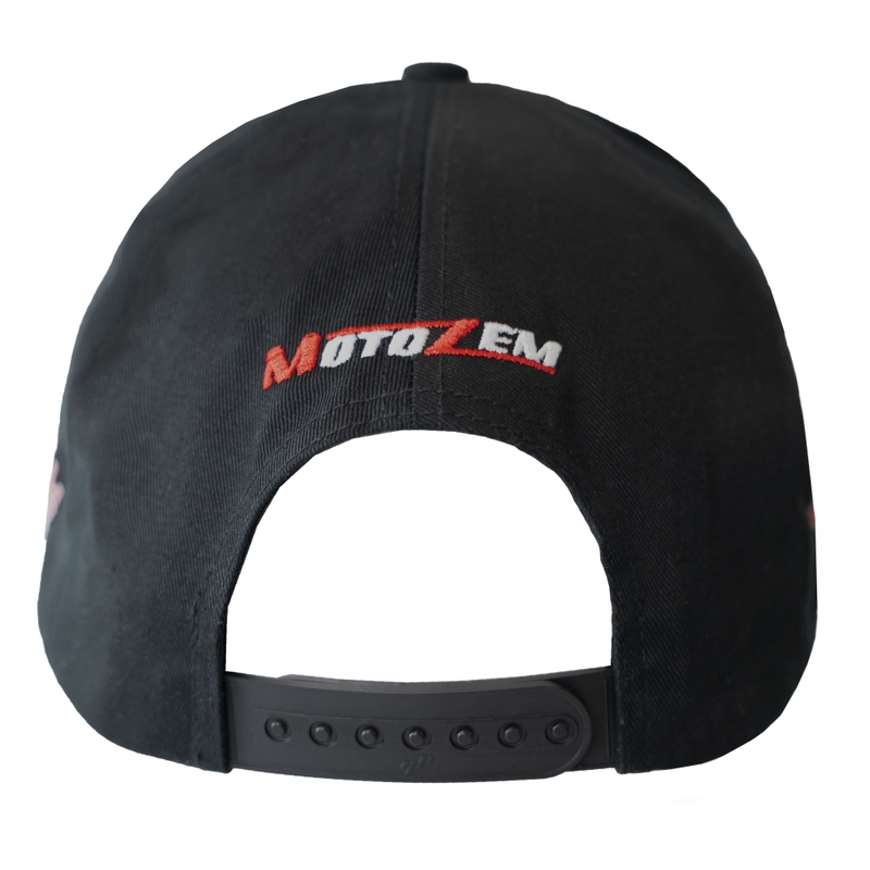 Gorra negra MotoZem x Kaďák