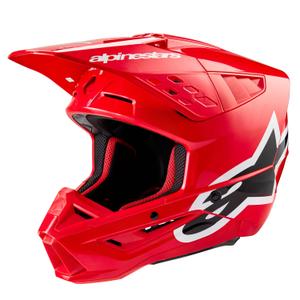 Casco de motocross Alpinestars S-M5 Corp rojo
