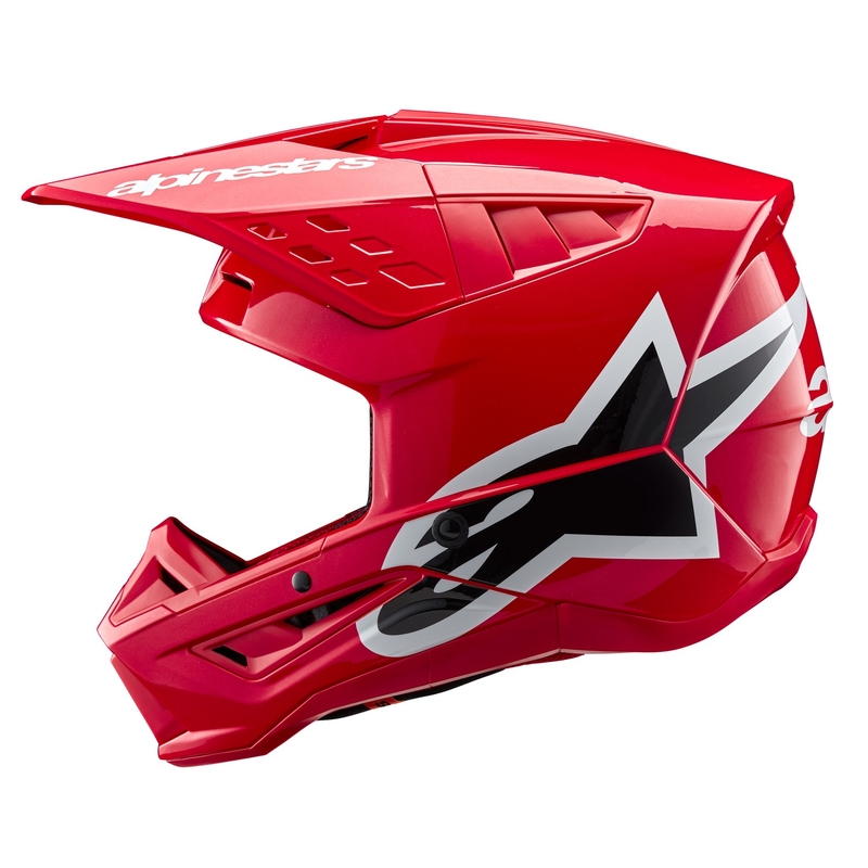 Casco de motocross Alpinestars S-M5 Corp rojo