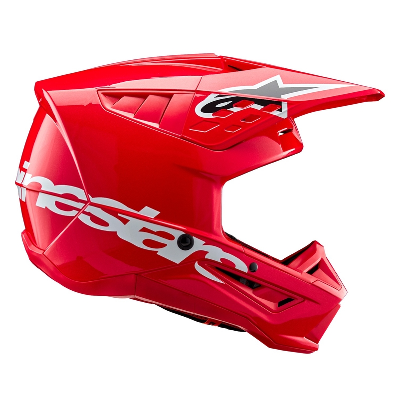 Casco de motocross Alpinestars S-M5 Corp rojo