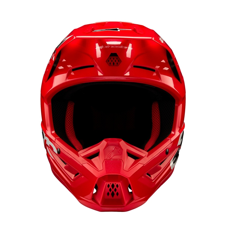 Casco de motocross Alpinestars S-M5 Corp rojo