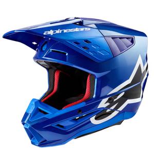 Casco de motocross Alpinestars S-M5 Corp azul