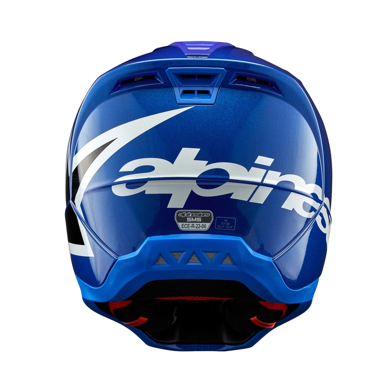 Casco de motocross Alpinestars S-M5 Corp azul