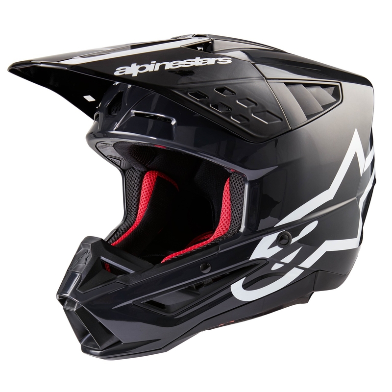 Casco de motocross Alpinestars S-M5 Corp gris oscuro