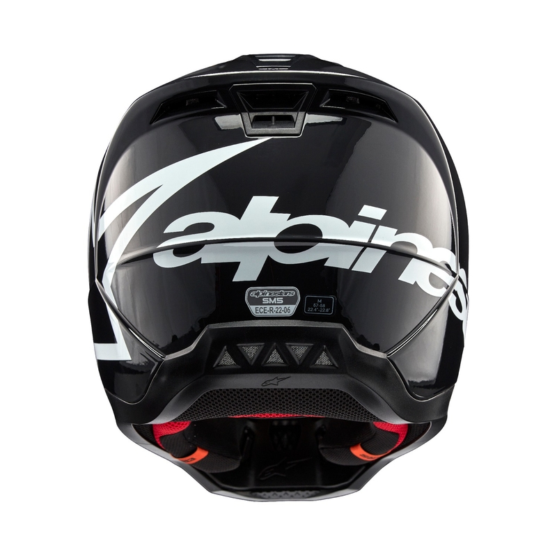 Casco de motocross Alpinestars S-M5 Corp gris oscuro