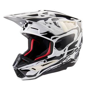 Casco de motocross Alpinestars S-M5 Mineral grey camo
