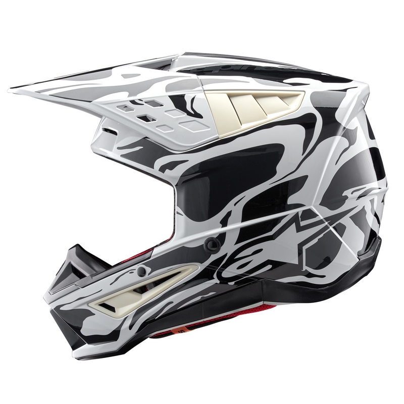 Casco de motocross Alpinestars S-M5 Mineral grey camo