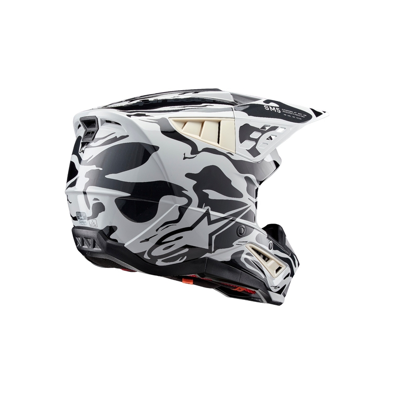 Casco de motocross Alpinestars S-M5 Mineral grey camo