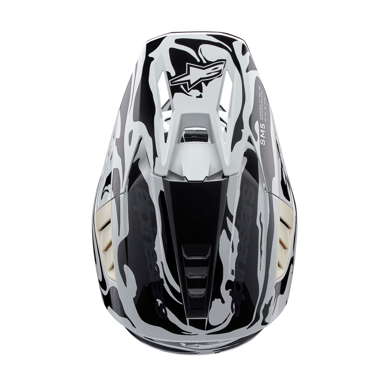 Casco de motocross Alpinestars S-M5 Mineral grey camo