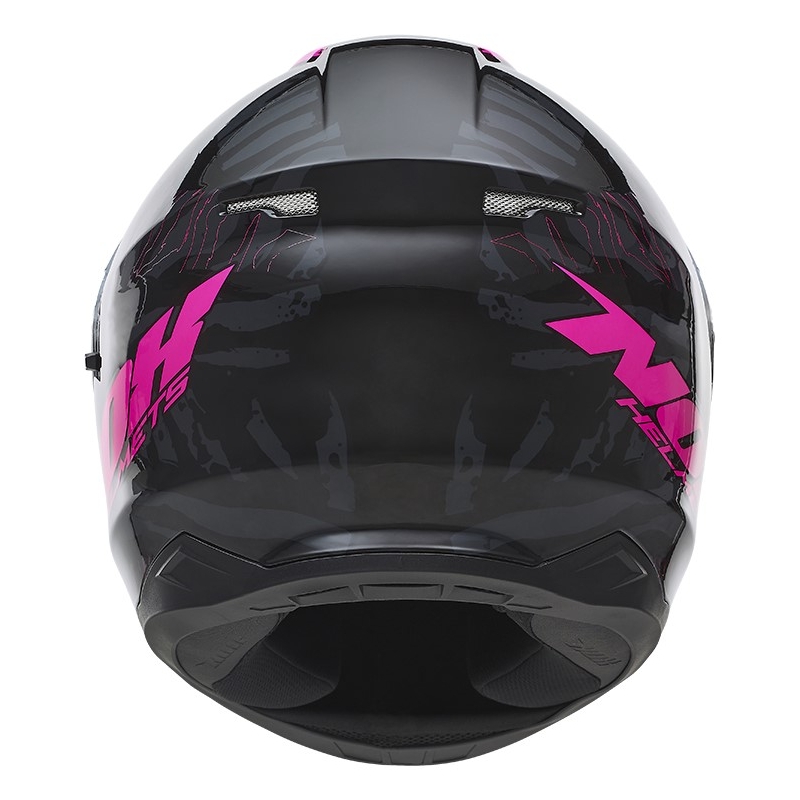 Integrální přilba na motorku NOX N301 Wild černo-fluo růžová výprodej