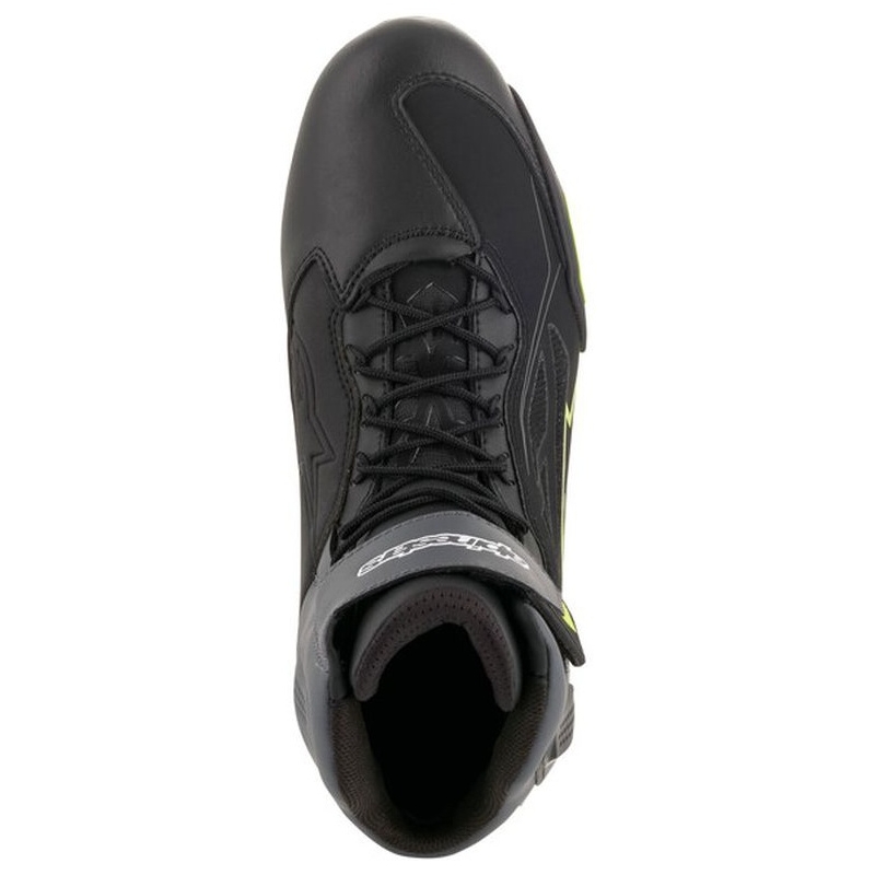 Botas de moto Alpinestars Faster-3 Drystar negro-gris-amarillo fluo