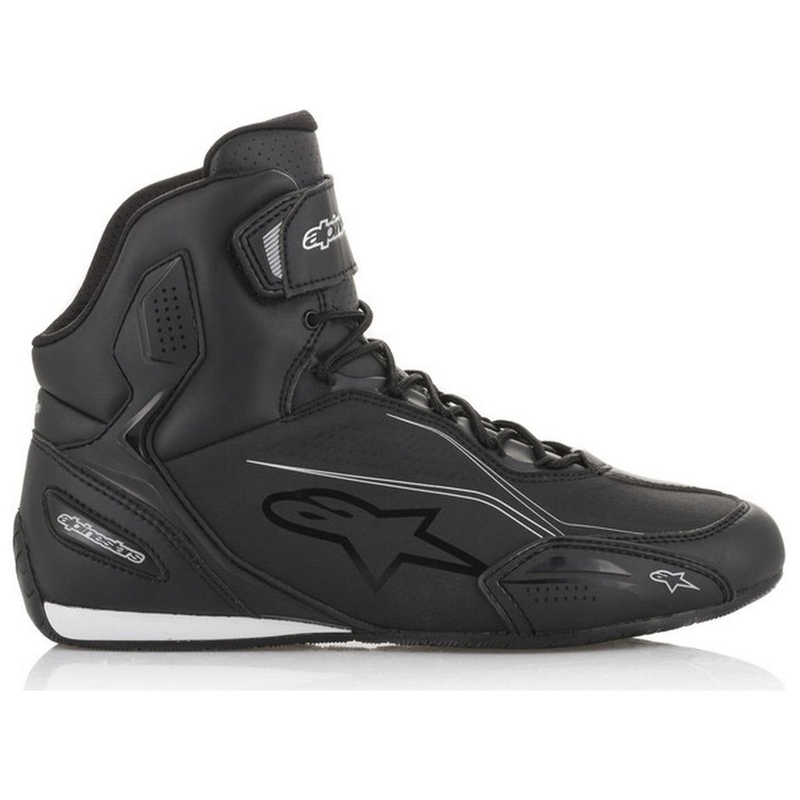 Botas de moto Alpinestars Stella Faster para mujer en negro y plata