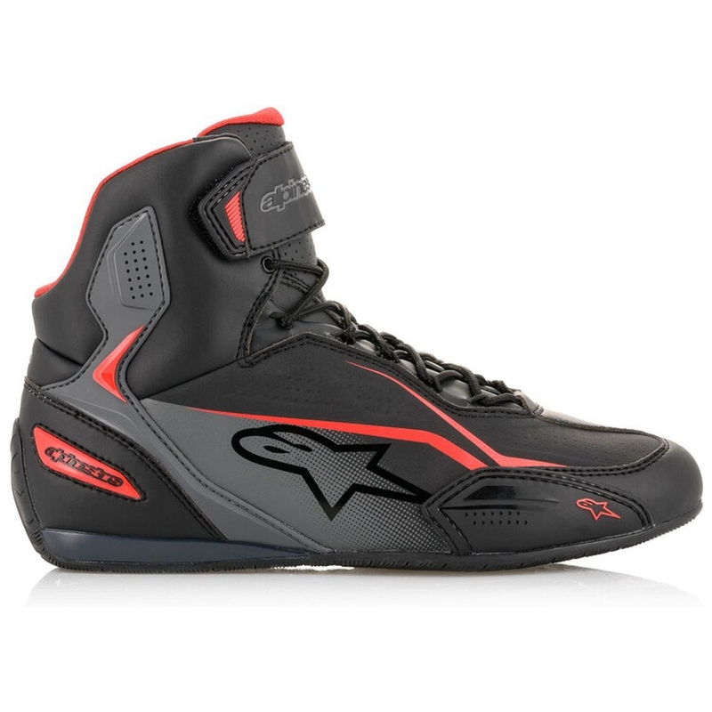 Botas de moto Alpinestars Faster-3 negro-gris-rojo