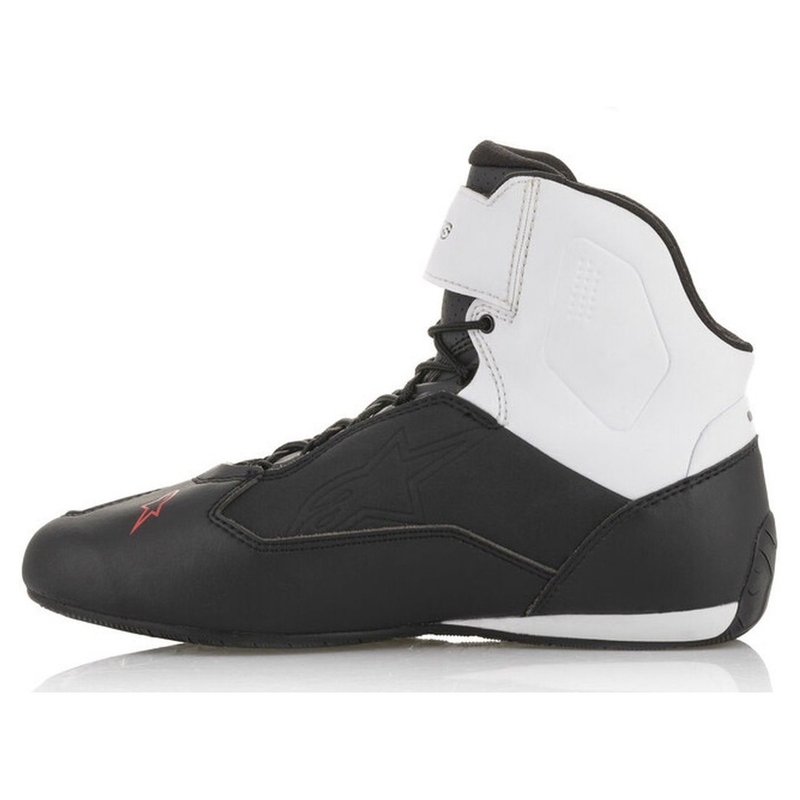 Botas de moto Alpinestars Faster-3 negras, blancas y rojas