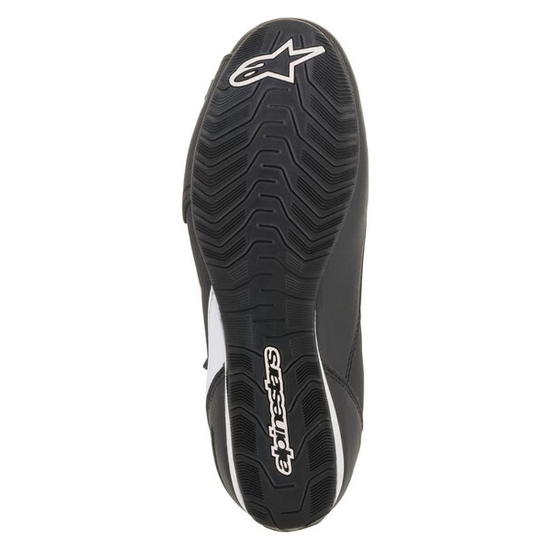 Botas de moto Alpinestars Faster-3 negras, blancas y rojas