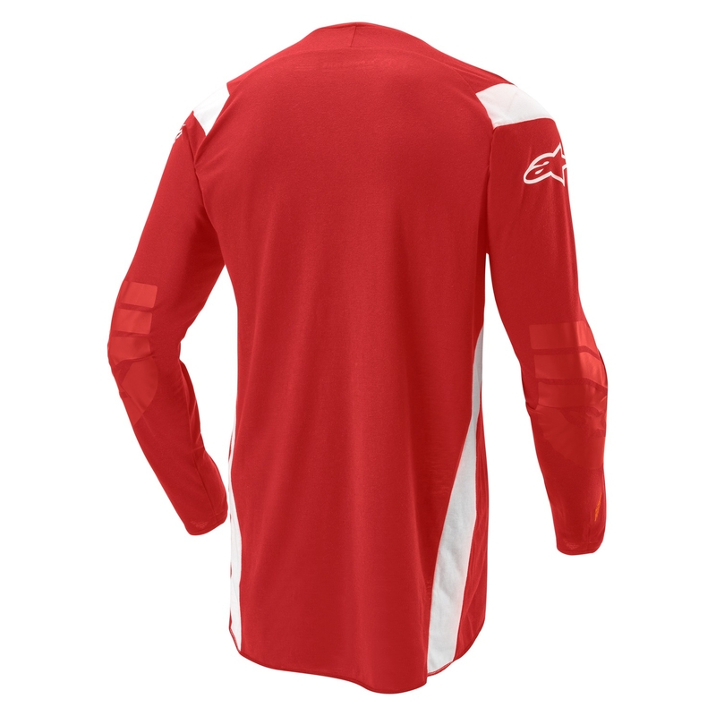 Maillot de motocross Alpinestars Techdura rojo fluo