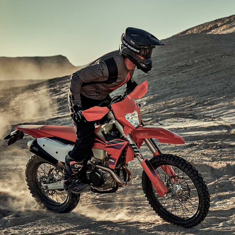 Maillot de motocross Alpinestars Techdura marrón