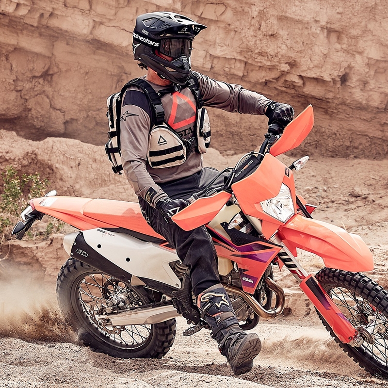 Maillot de motocross Alpinestars Techdura marrón