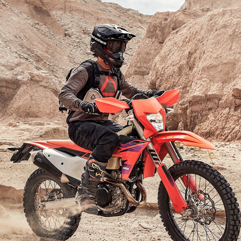 Maillot de motocross Alpinestars Techdura marrón