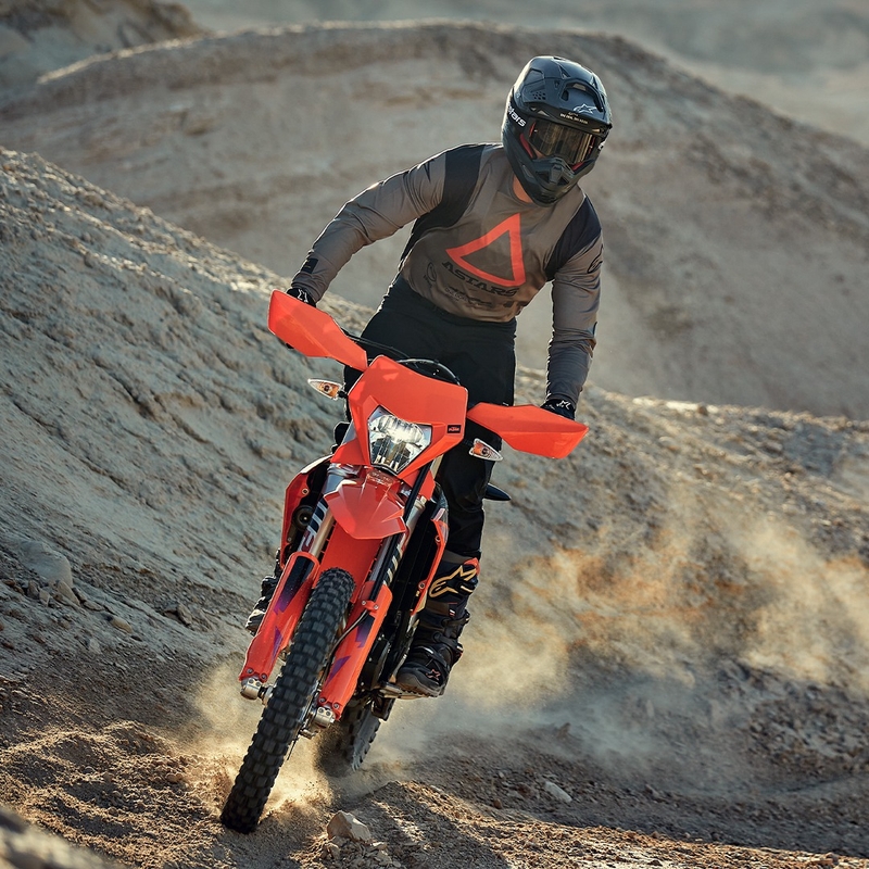 Maillot de motocross Alpinestars Techdura marrón