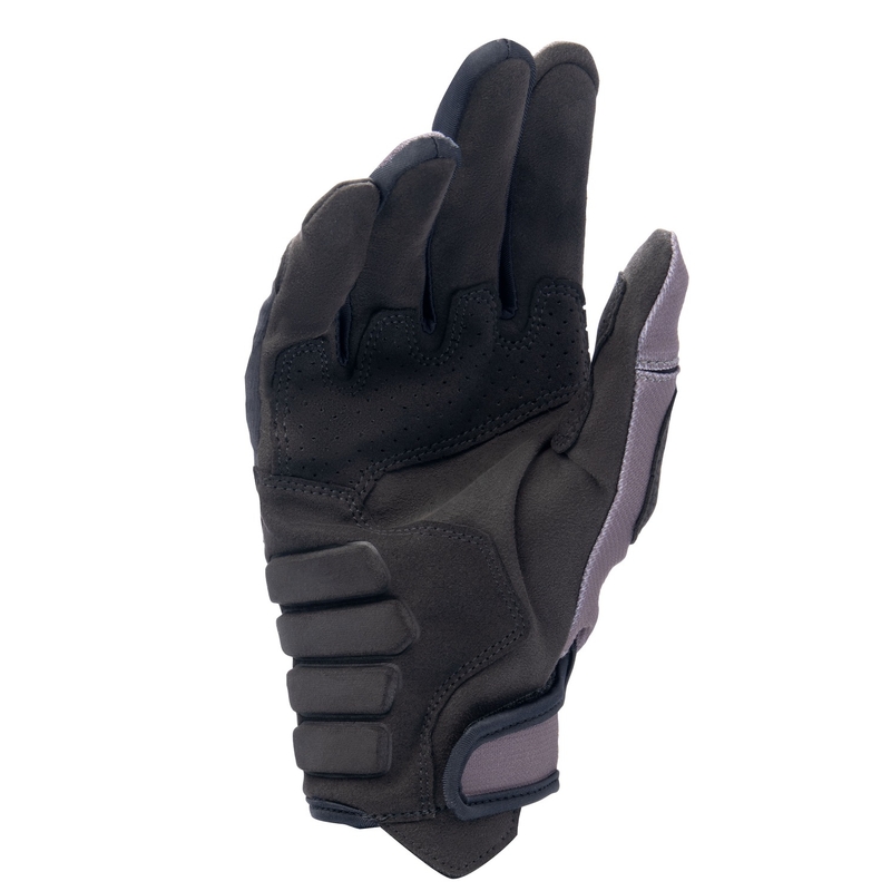 Guantes de motocross Alpinestars Techdura negro-marrón-rojo fluo