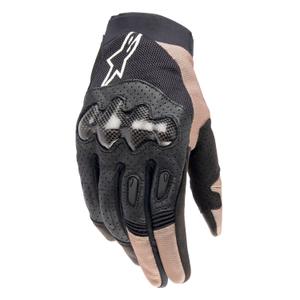 Guantes de motocross Alpinestars Megawatt 2 negro-marrón-blanco