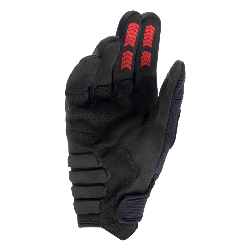 Guantes de motocross Alpinestars Techdura negro y rojo