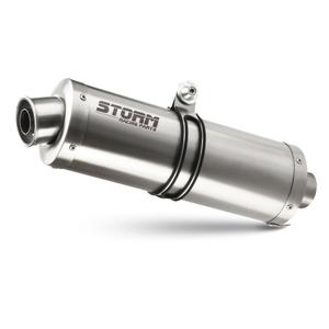 Výfuk kompletní 3x1 STORM OVAL Nerez