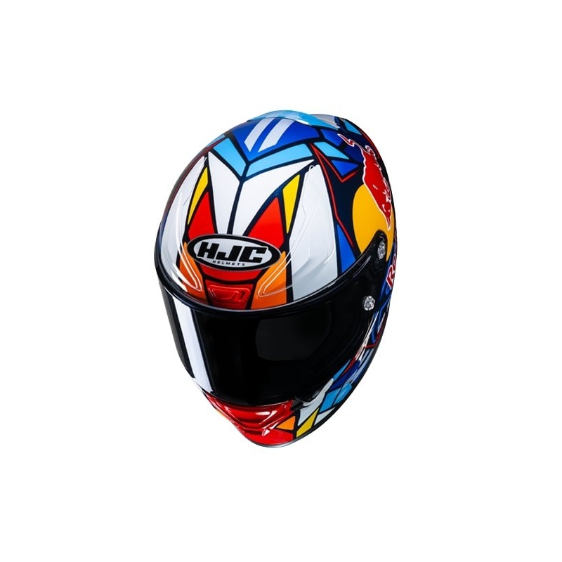 Casco integral de moto HJC RPHA Redbull Misano GP MC21 multicolor