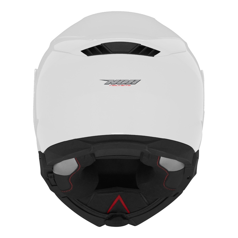 Casco de moto abatible NOX N967 blanco