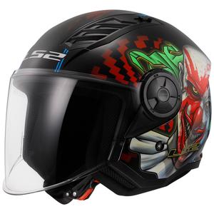 Casco de moto abierto LS2 OF616 Airflow II Happy Dreams