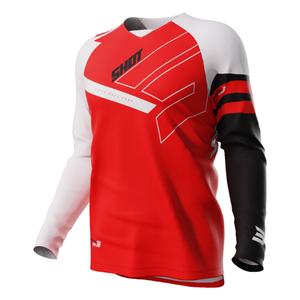 Maillot motocross infantil Shot Rush rojo liquidación
