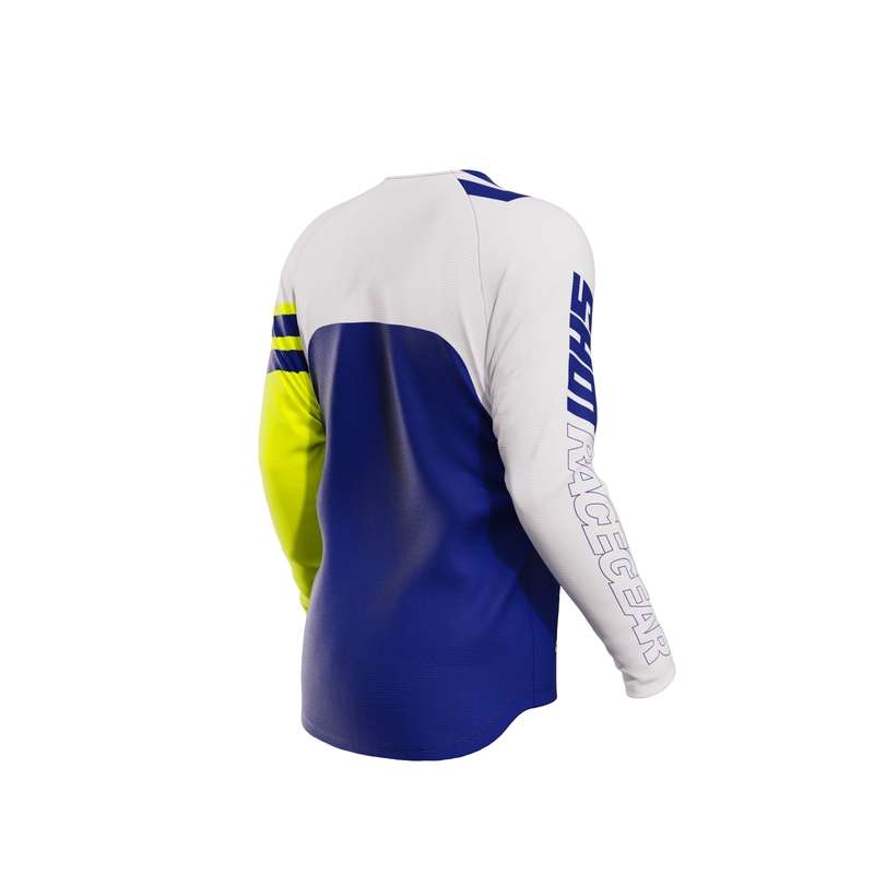Maillot motocross infantil Shot Rush azul liquidación