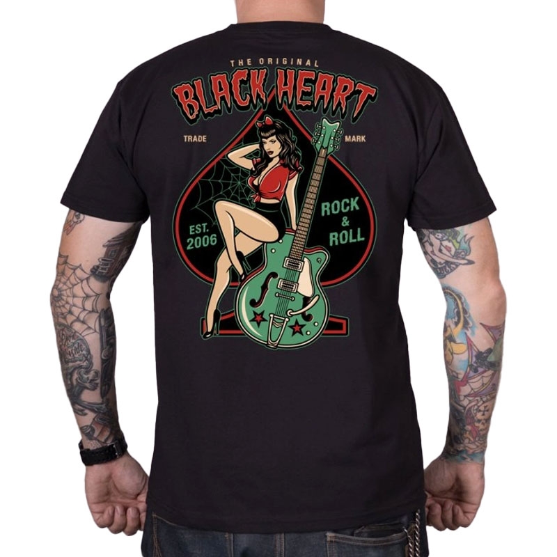 Camiseta Black Heart Ema negra