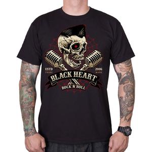 Camiseta Black Heart Elwis negra
