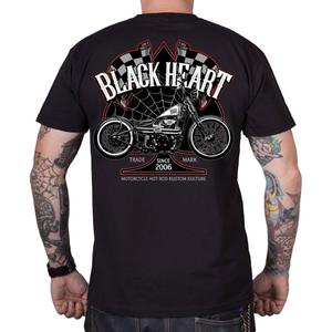 Camiseta Black Heart Chopper Race negra