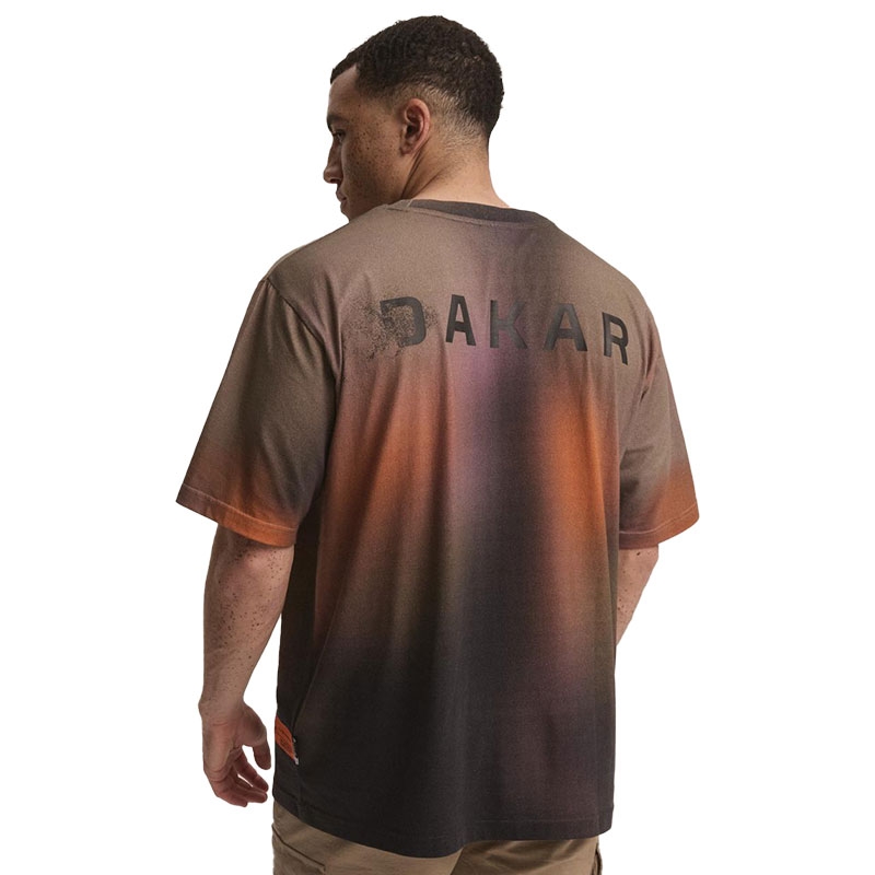Camiseta Dakar DES 5 camuflaje marrón