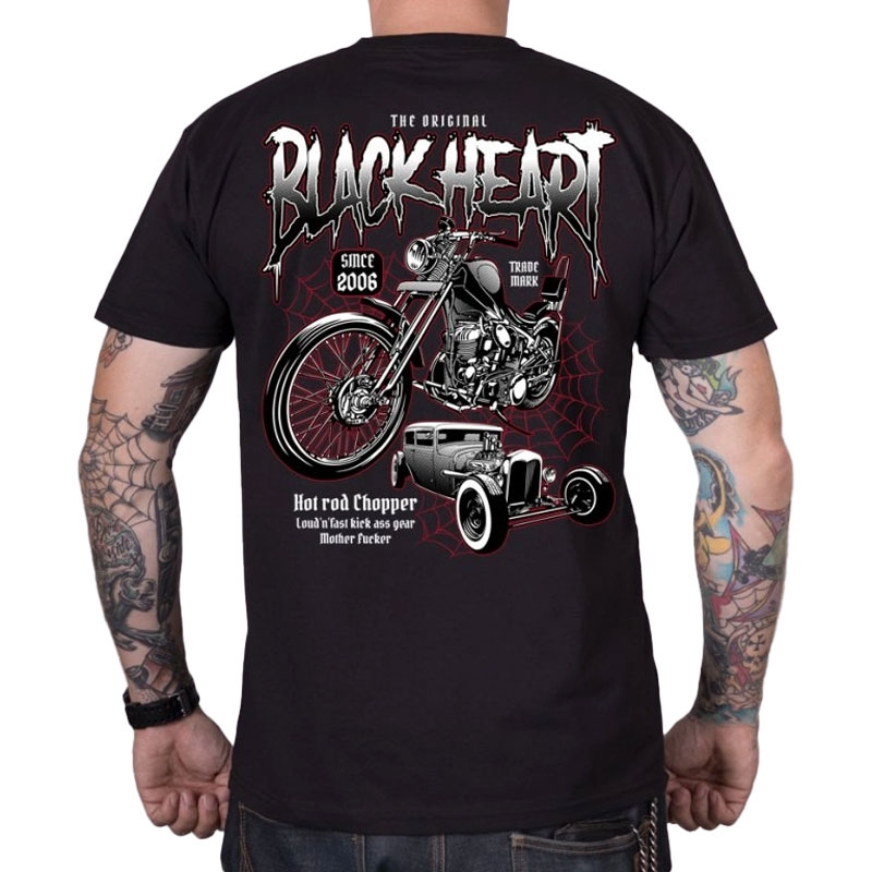 Camiseta Black Heart Machines negra