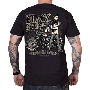 Camiseta Black Heart Chopper Pussy negro