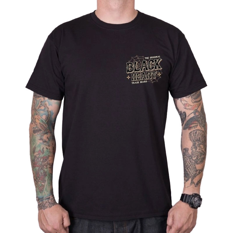 Camiseta Black Heart Chopper Pussy negro