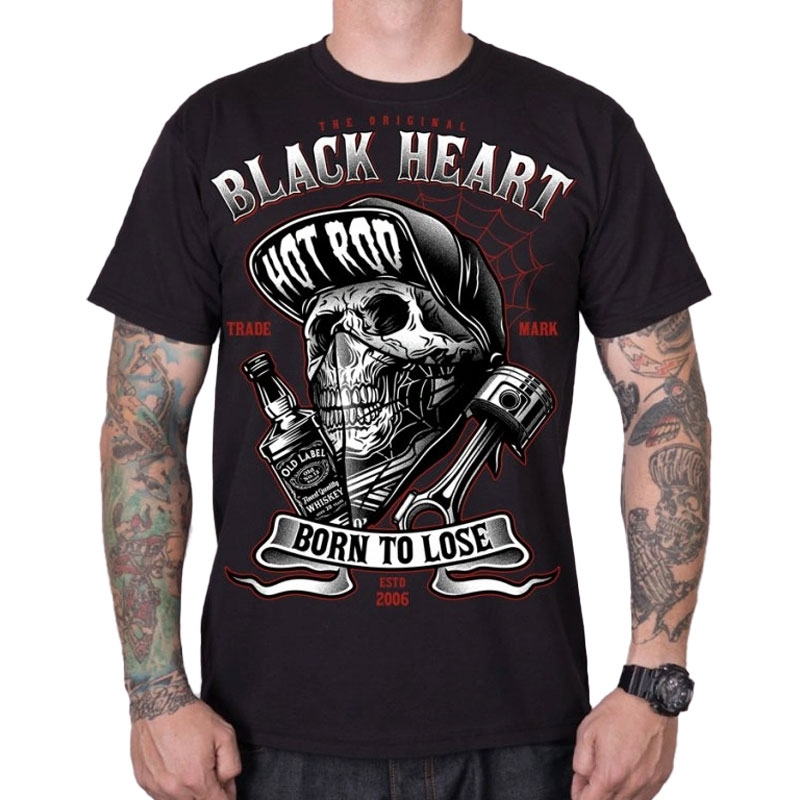 Camiseta Black Heart Buddy negra