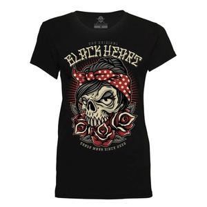 Camiseta mujer Black Heart Allen negra