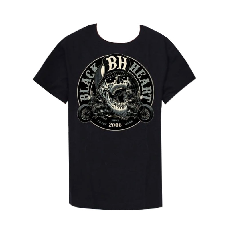 Camiseta niño Black Heart Twitch negra