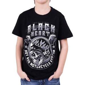 Camiseta niño Black Heart Boomer negra