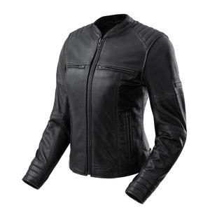 Cazadora de cuero para mujer Rebelhorn Hunter II Negra