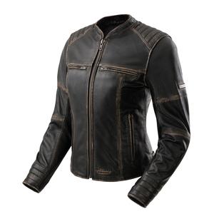 Chaqueta de cuero para mujer Rebelhorn Hunter II marrón