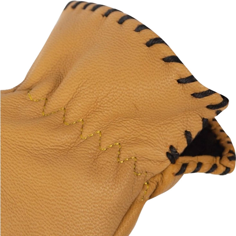 Guantes Chopper Guantes calavera corazón negro marrón