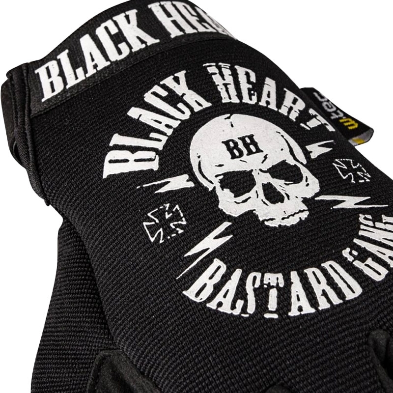 Corazón Negro W-TEC Radegester Chopper Guantes Negro