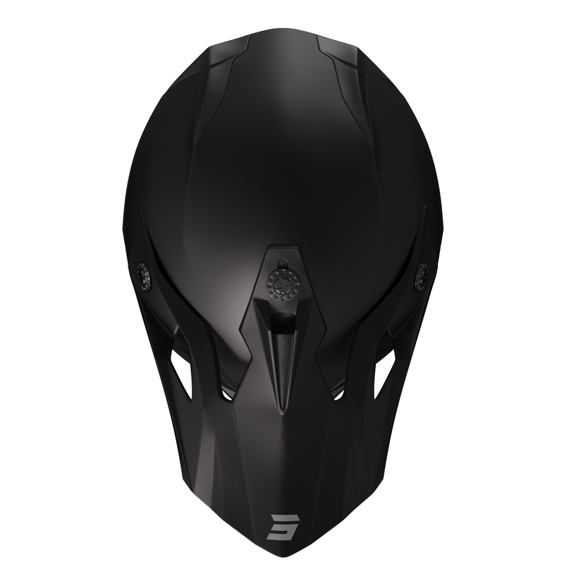Casco de motocross infantil Shot Pulse Kid 2.0 negro mate